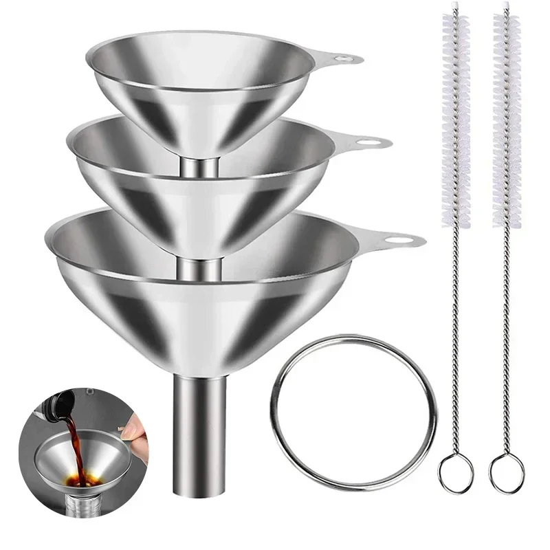 Kitchen Gadgets New - 3/5 szt. Zestaw lejków kuchennych ze