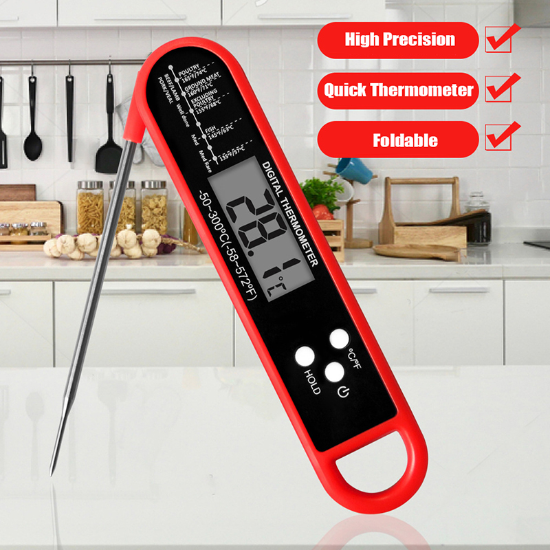 Meat Thermometer - Składany termometr do mięsa, cyfrowy termometr