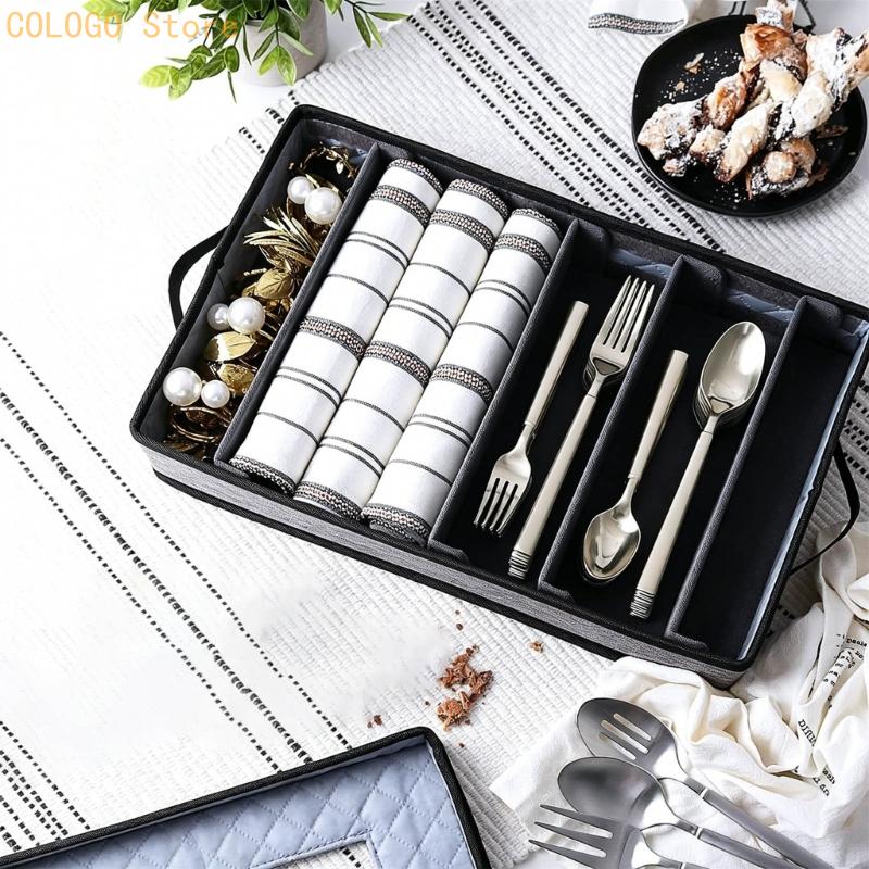 Kitchen Gadgets Store - Praktyczny schowek na sztućce z bezpiecznym