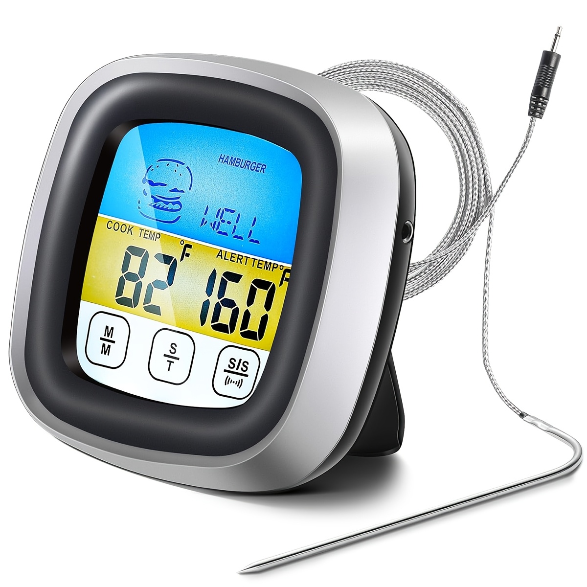 Meat Thermometer - Cyfrowy termometr do mięsa, timer do
