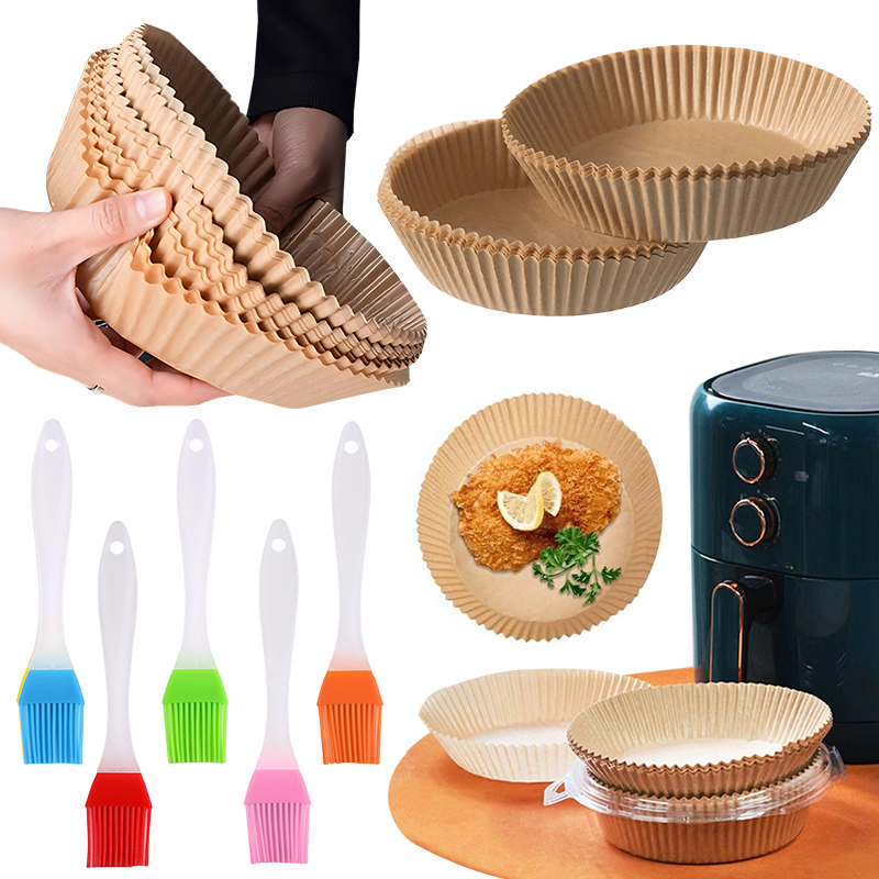 Kitchen Gadgets And Tools - 50/100 SZT. Papierowe Talerzyki do Frytkownicy