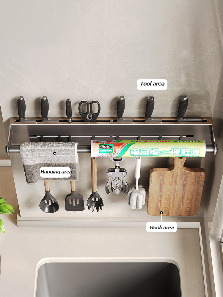 Półka ścienna ze stali nierdze – Kitchen Gadgets Wallpaper recenzja i cena