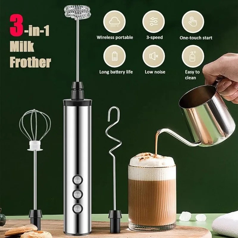 Elektryczny trzepak do mleka 3 – Kitchen Gadgets Electric recenzja i cena