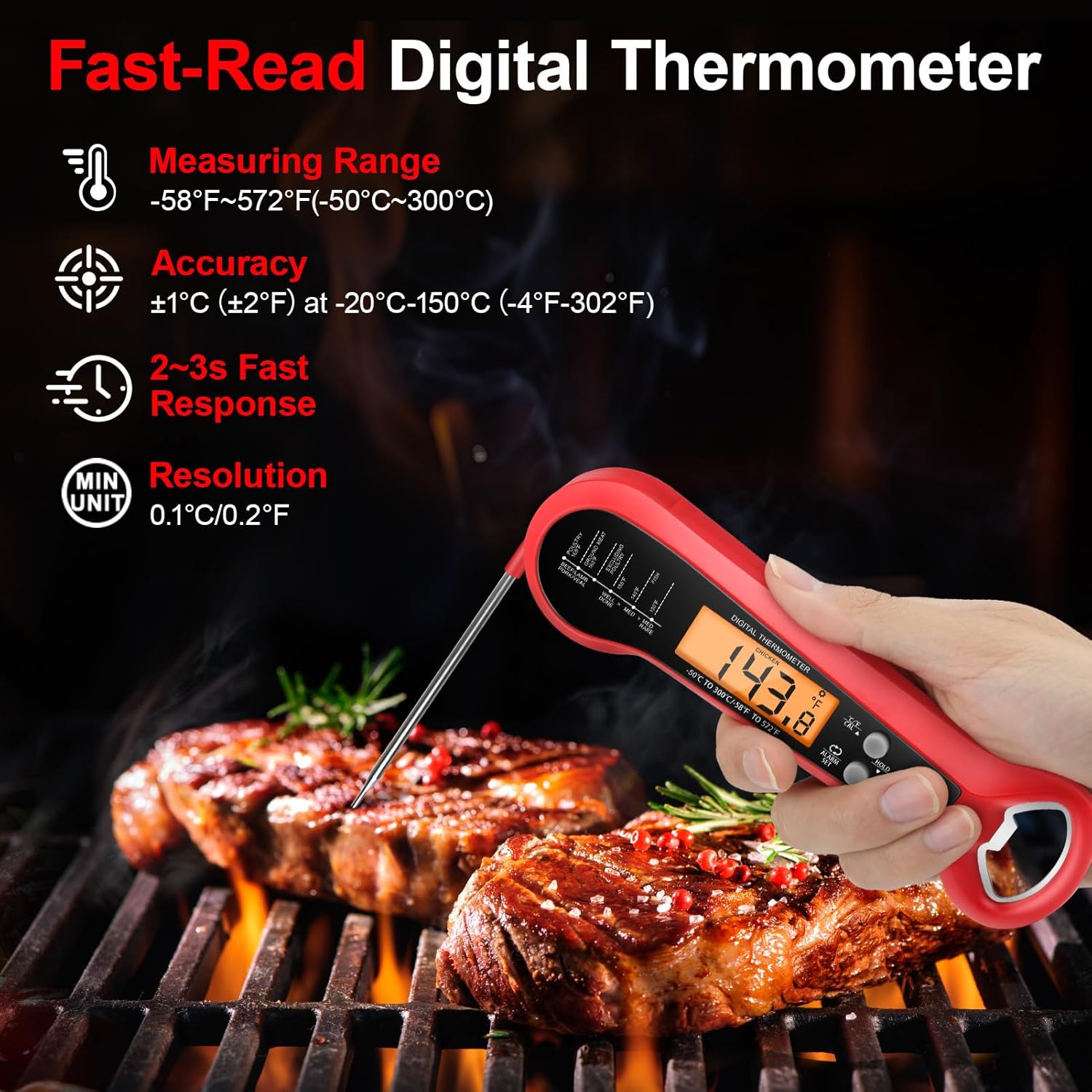 Profesjonalny termometr do mię – Meat Thermometer recenzja i cena
