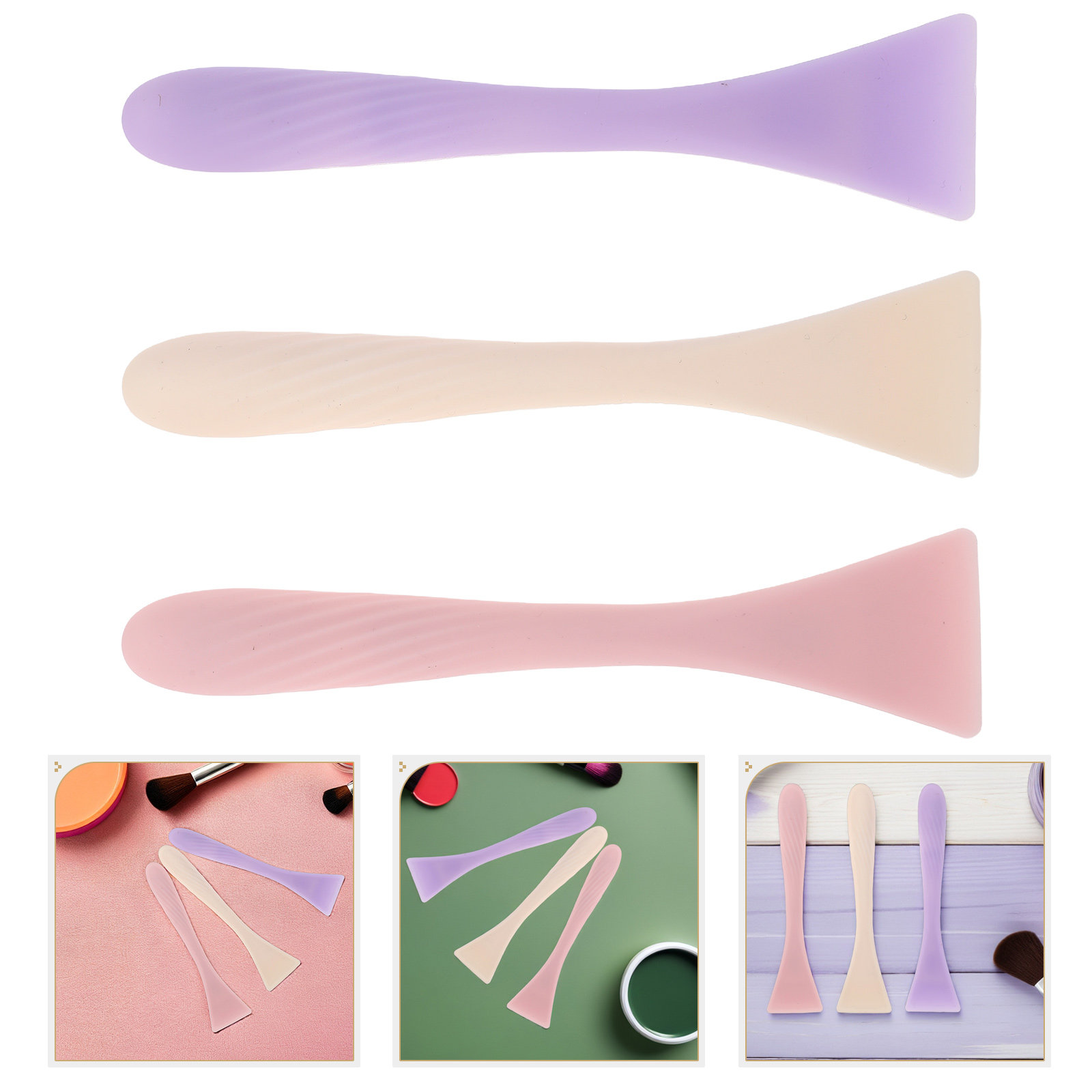 Zestaw 3 pędzli do nakładania  – Silicone Spatula Set recenzja i cena